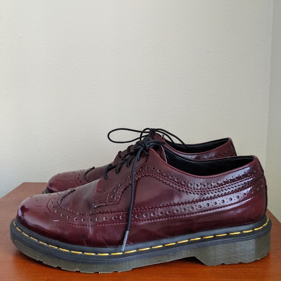 dr martens vegan 3989 cherry red